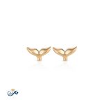 گوشواره میخی طلا دم وال کد WZ0458